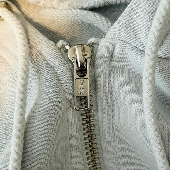 Badwood Los Angeles cropped zip-up hoodie Size Small - Picture 6 of 7